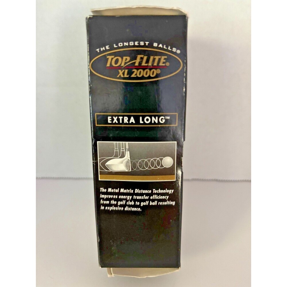 TOP FLITE XL 2000 Extra Long Golf Balls 3-Pack Golfing